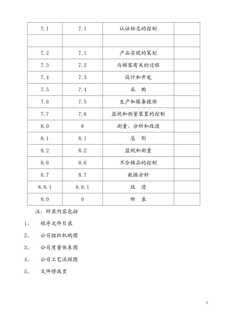 质量手册（电焊机厂样本）_第5页