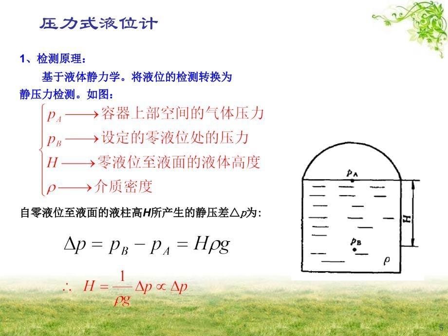 物位测量仪表ppt课件_第5页