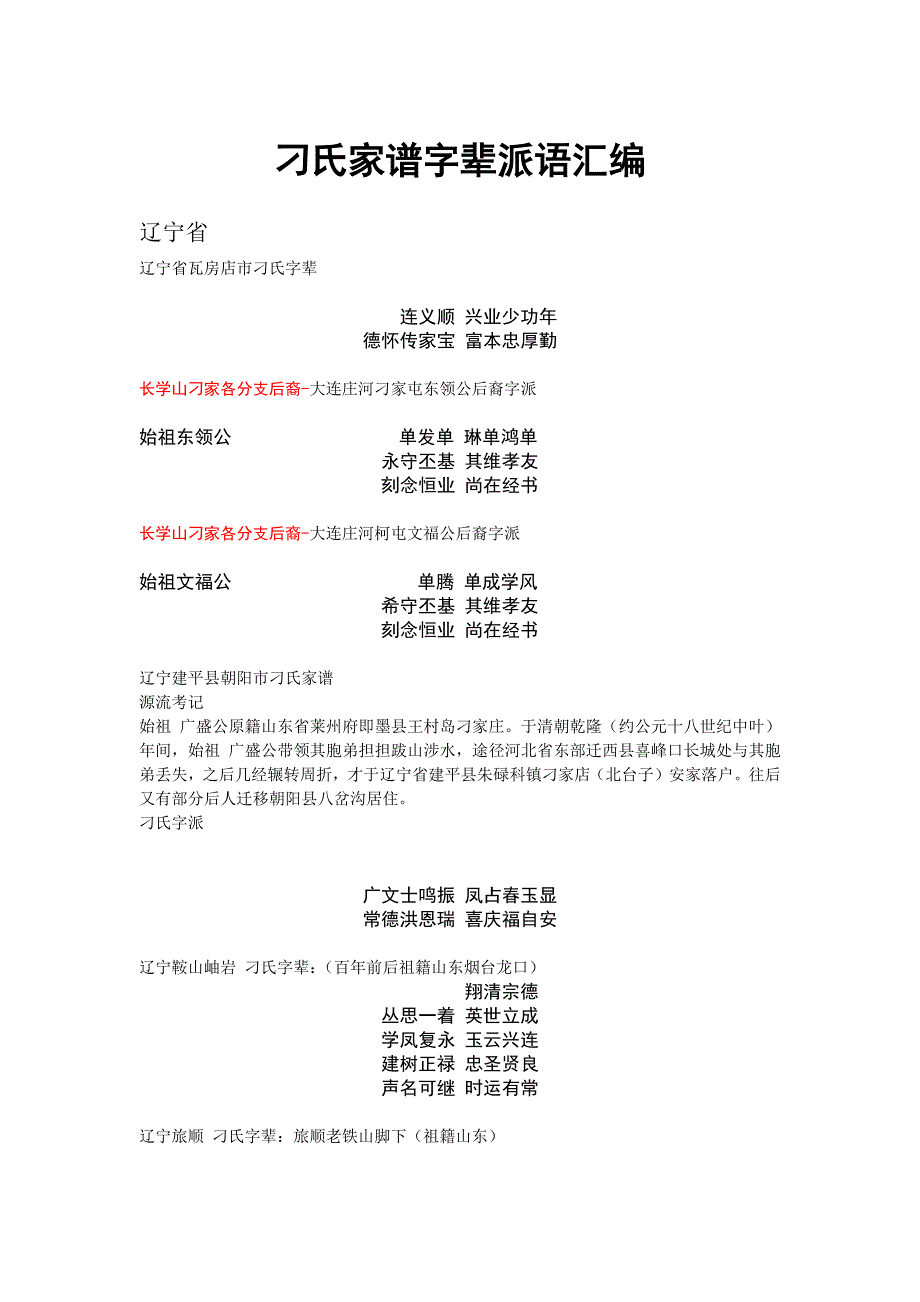 全国各省刁氏辈分收集_第1页