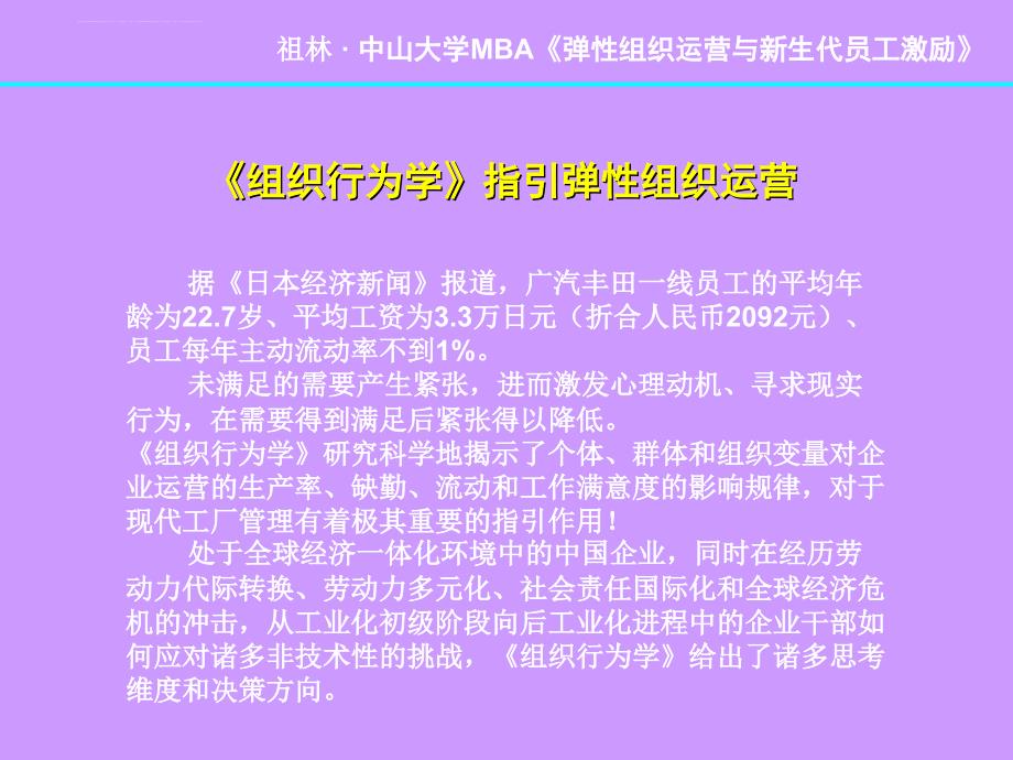 祖林《弹性组织运营与新生代员工激励》专题讲座讲义ppt课件_第4页