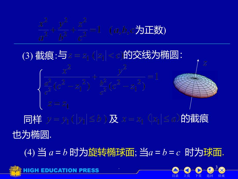 高等数学二次曲面PPT课件_第3页