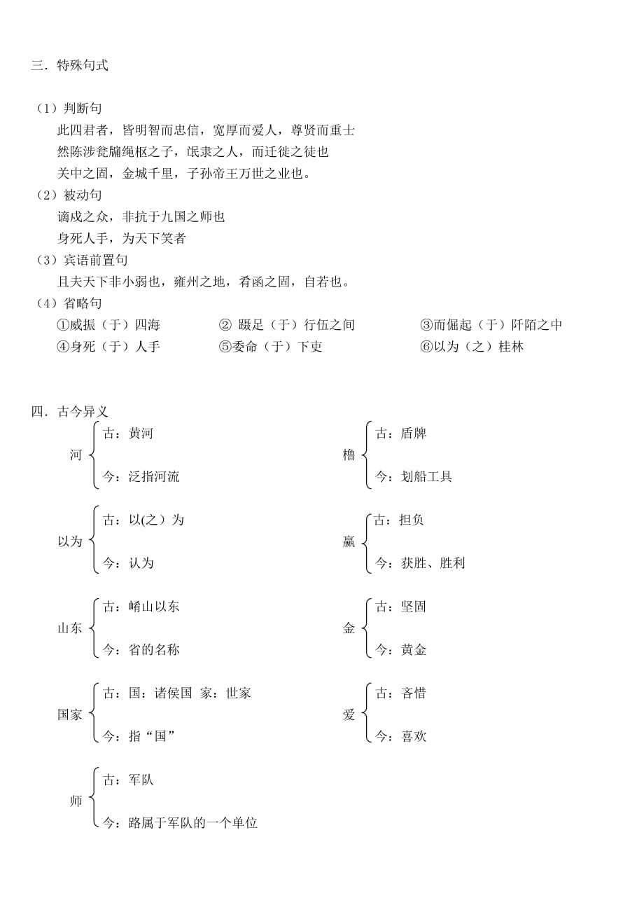 过秦论知识点总结-修订编选_第2页