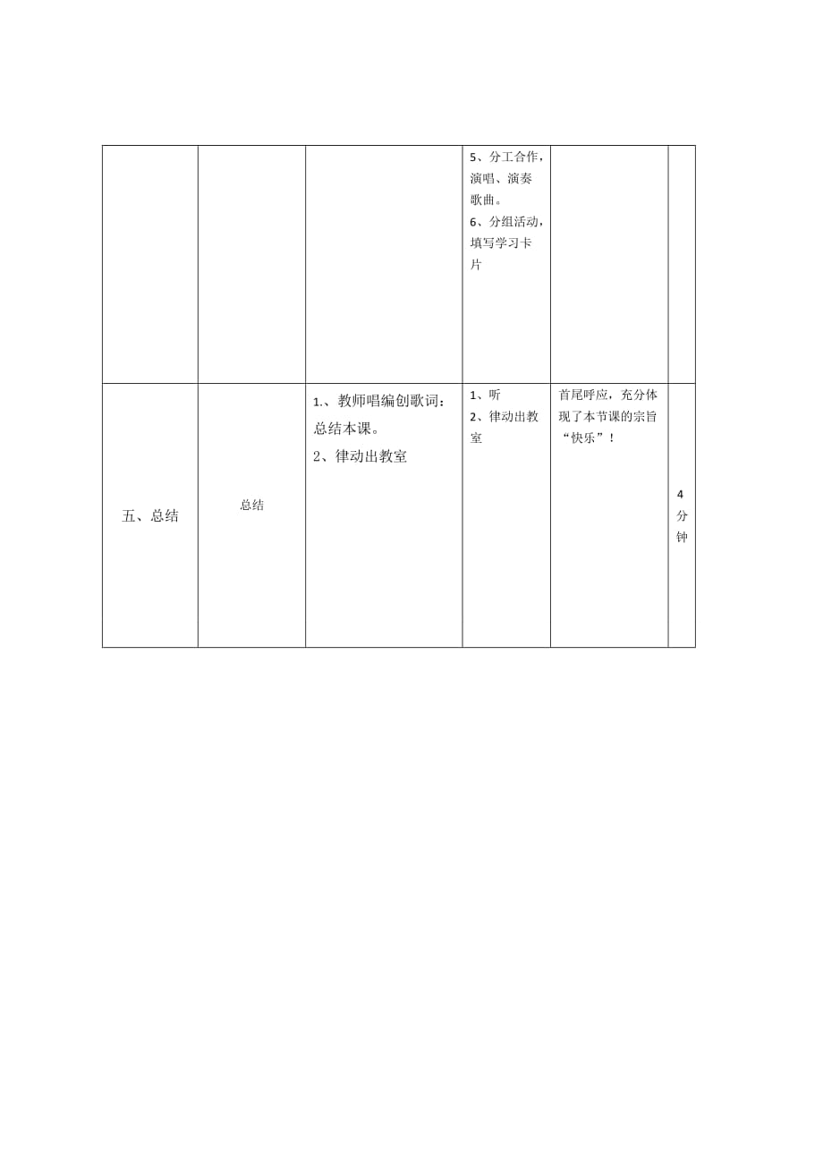 苏少版三年级音乐上册（简谱）第8单元《唱：快乐的孩子爱唱歌》教学设计_第4页