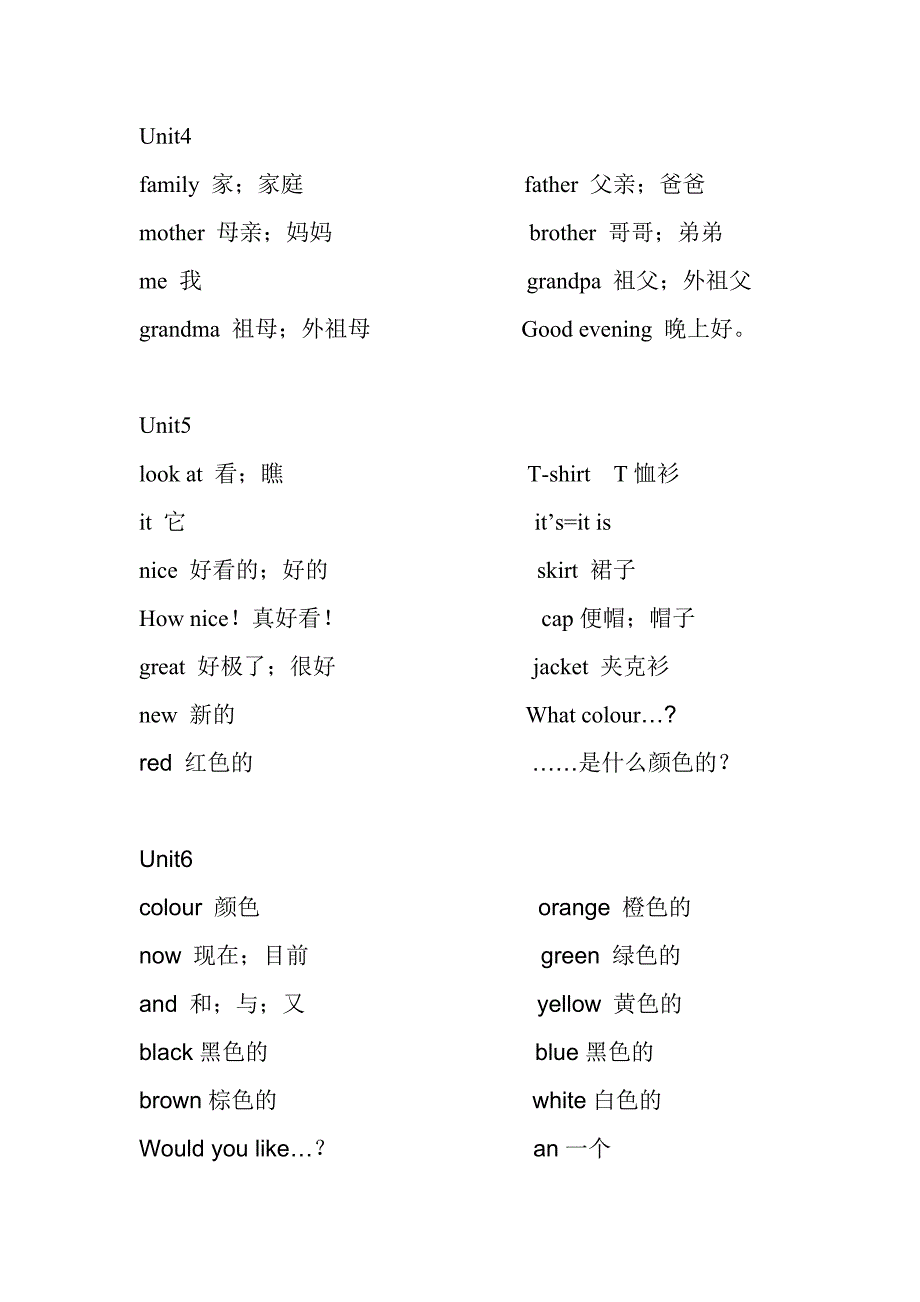 苏教版三年级英语单词表--修订编选_第2页