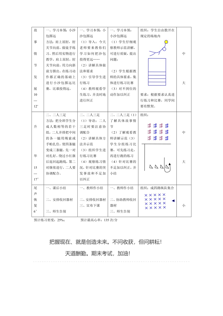 小学二年级上册体育 教学设计 (10)--修订编选_第2页