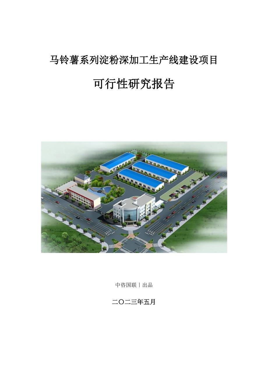 马铃薯系列淀粉深加工生产建设项目可行性研究报告_第1页