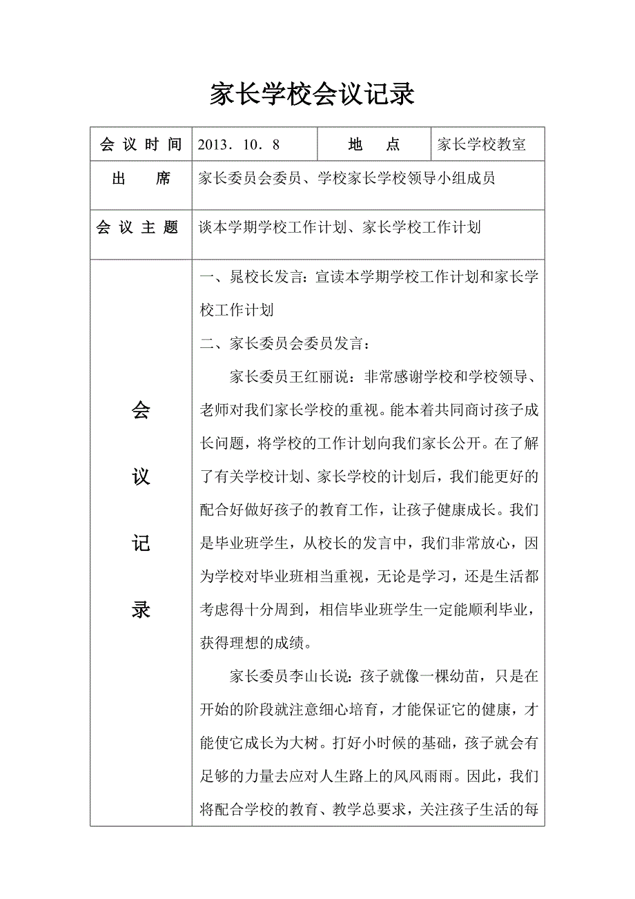 家长学校会议记录.doc11(最新编写）-修订编选_第2页