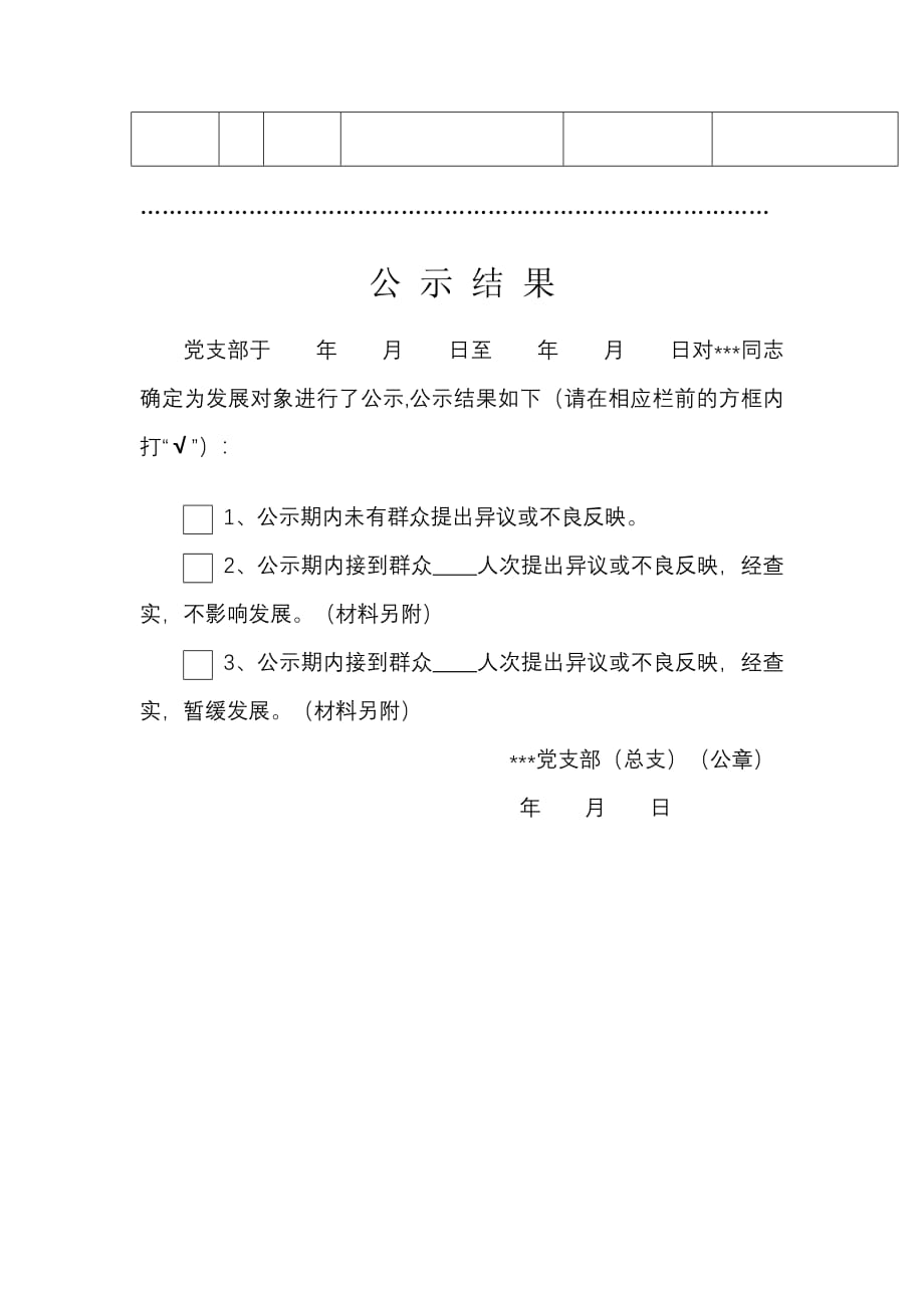 发展对象公示及公示结果范文（最新编写-修订版）_第2页