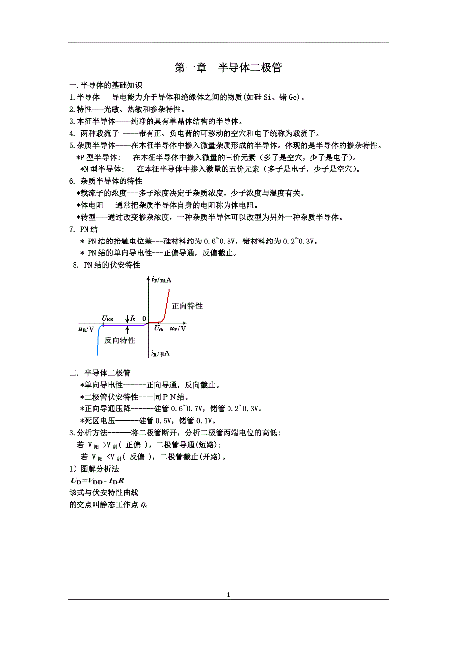 模电总结复习资料__模拟电子技术基础-修订编选_第1页