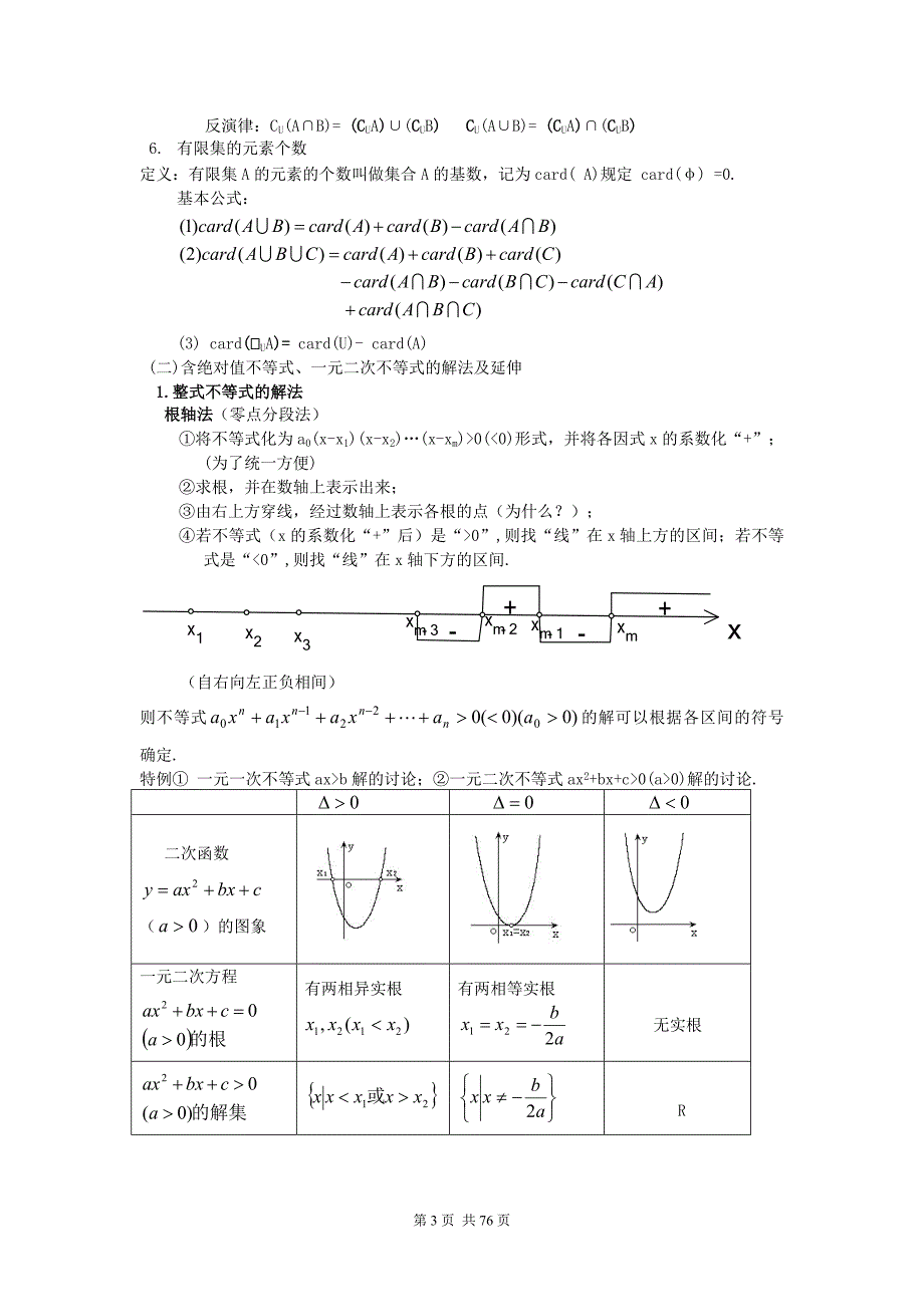 高三数学第一轮复习_知识点--修订编选_第3页