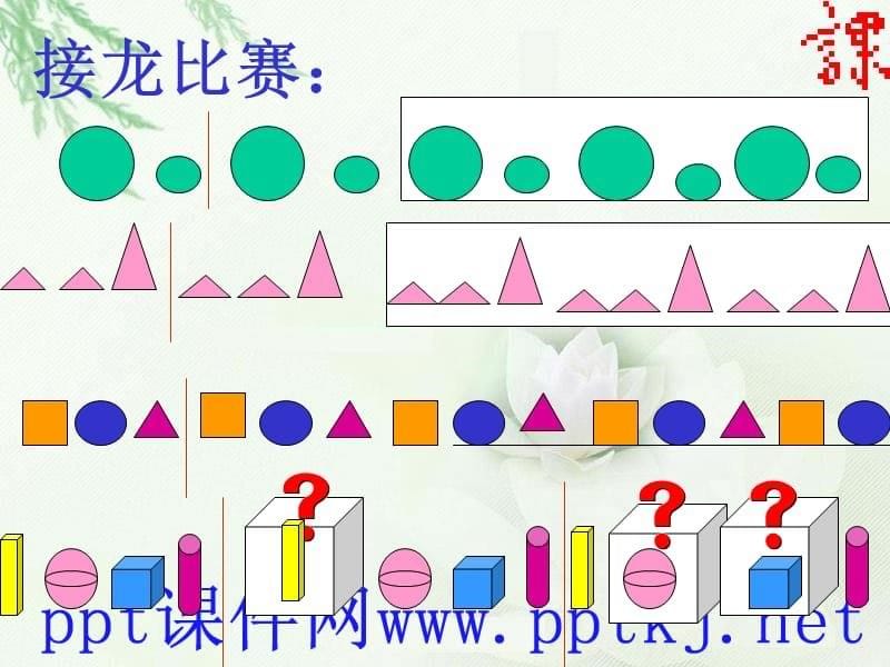 教学目标：1、使学生体会分与合的思想学会的6、7组成初步能从7的一种组成推出另一种组成培养学生合作学习的意识和动手实践的能力2、使学生在相互交流中_第5页