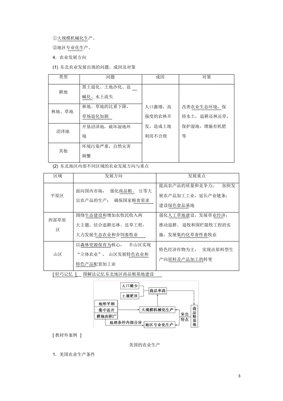 {精品}2021版新高考地理一轮复习第3部分第15章区域经济发展教学案新人教版(20201022180925)_第3页