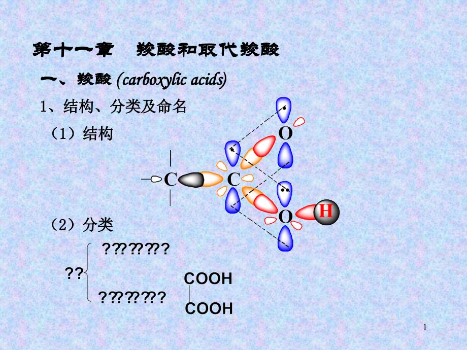 羧酸和取代羧酸药学参考课件_第1页