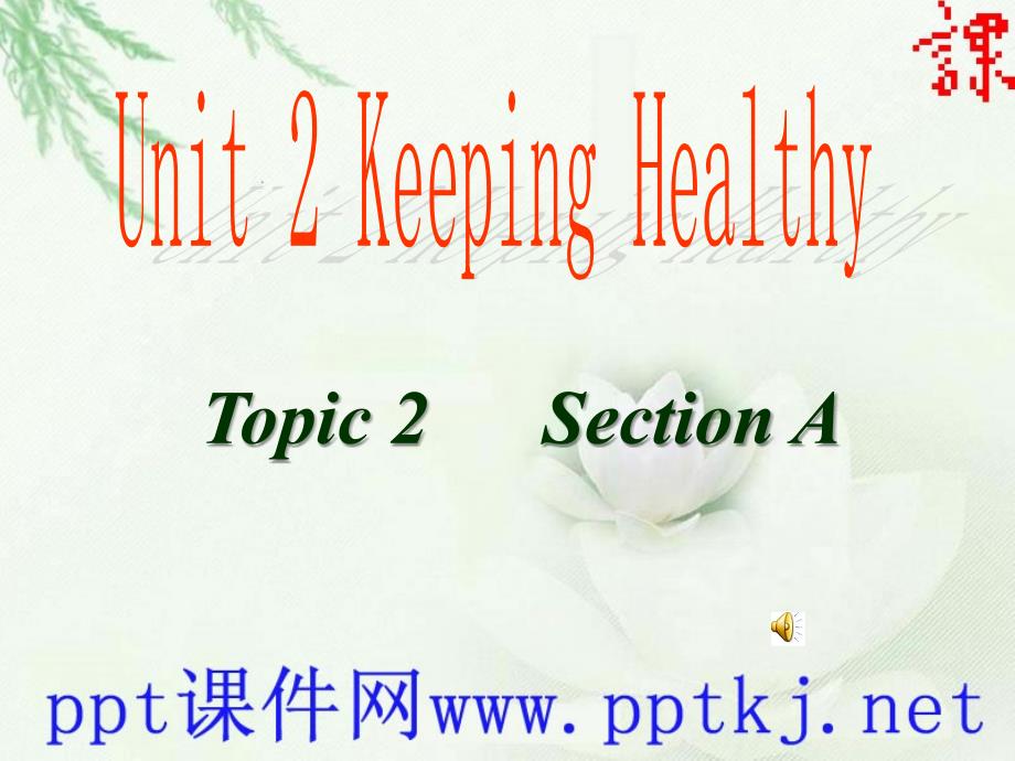 Topic 2 Section AUnit 2 Keeping Healthy_第1页