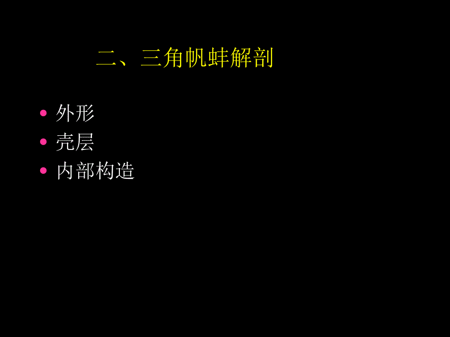 动物学实验四河蚌解剖参考PPT_第3页