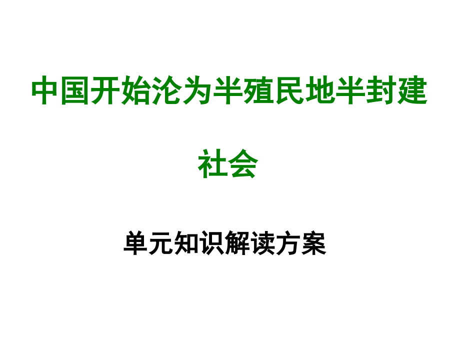 初中历史 八年级上册 复习全套 课件_第1页