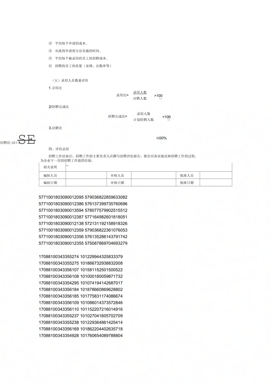 《人力资源部经理绩效考核指标量表》_第4页