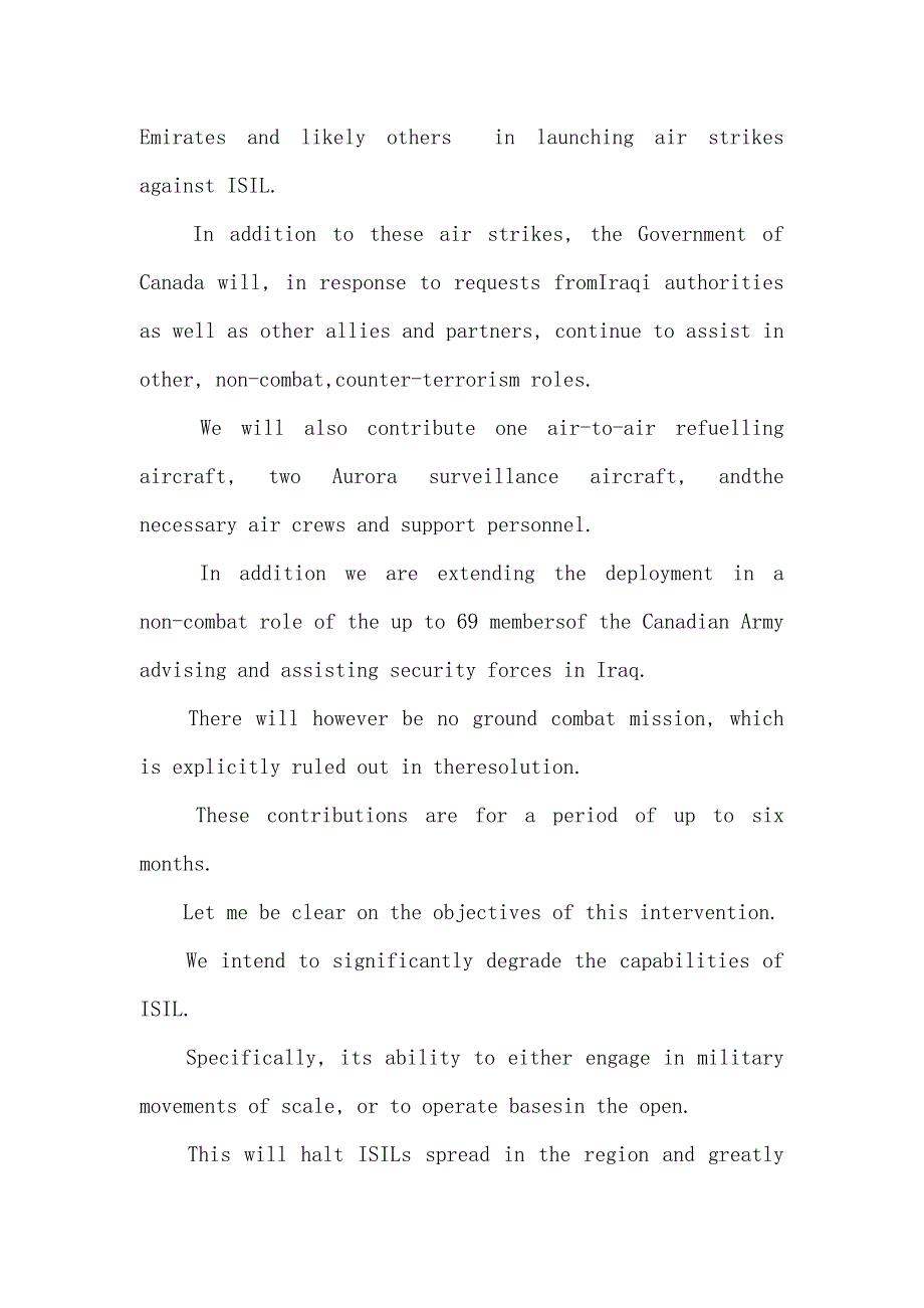 加拿大总理斯蒂芬·哈珀在国会下议院英语演讲稿（可编辑）_第3页