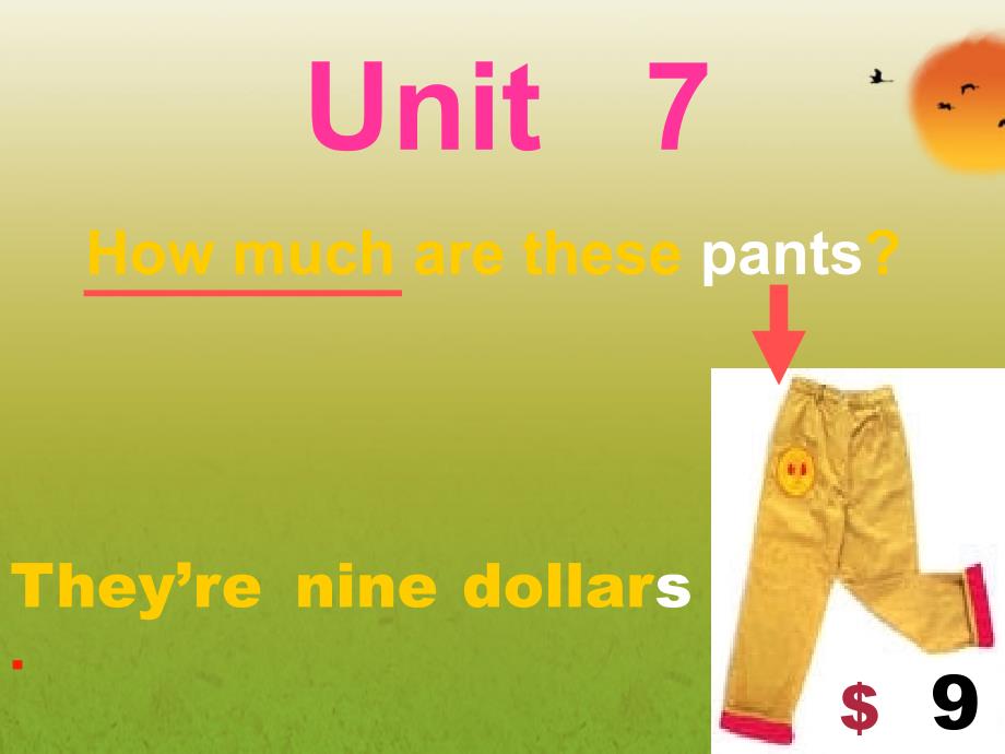 《Unit7 How much are these pants》课件_第3页