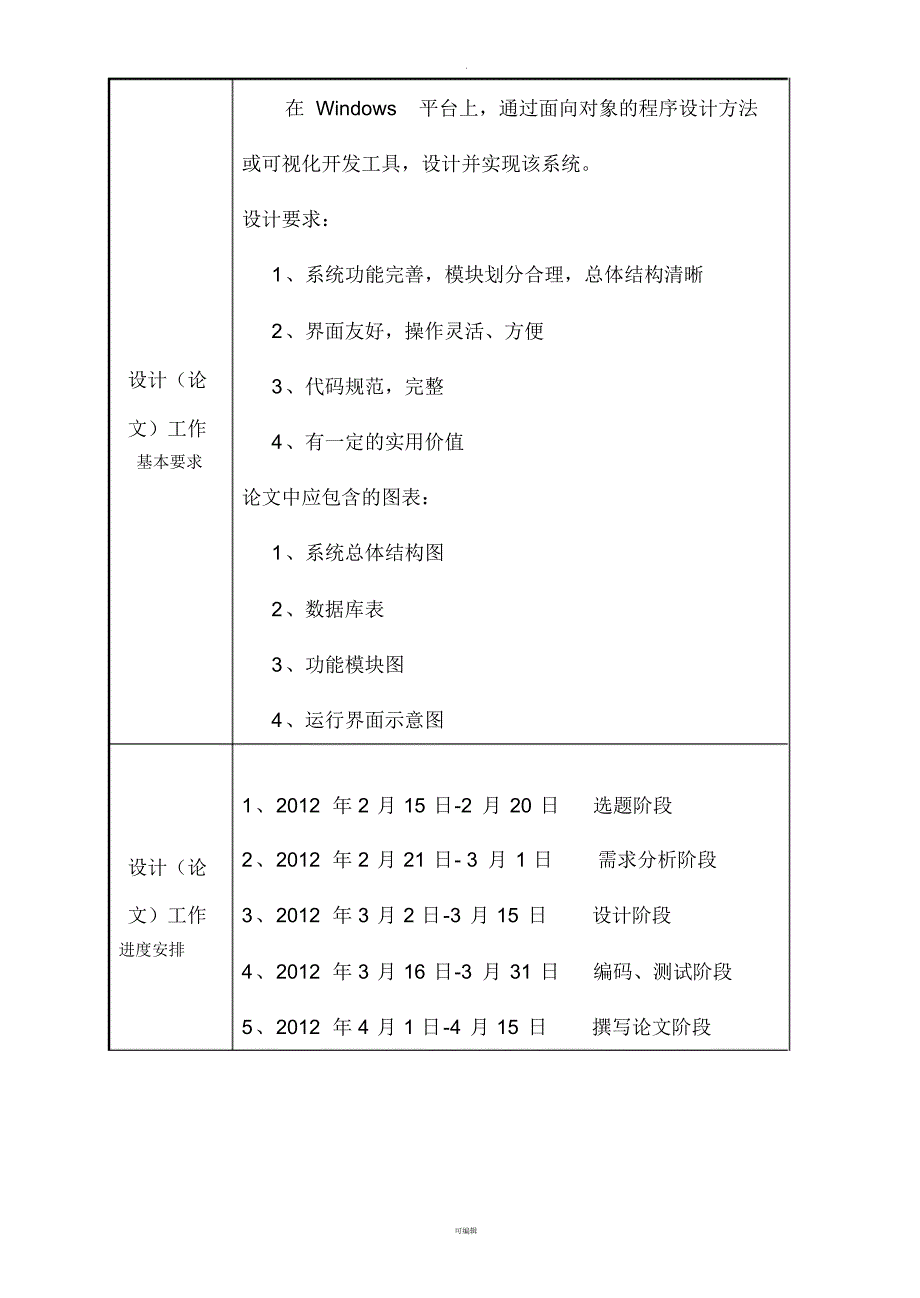 学生档案管理系统毕业设计论文_第3页