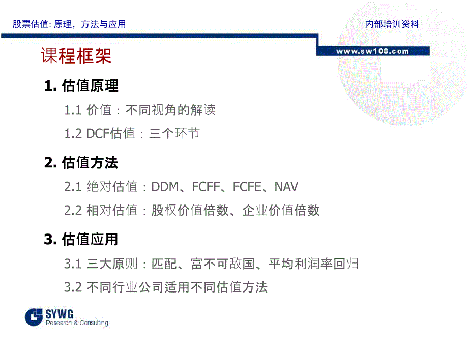 拟上市公司IO与上市IO股票估值原理方法_第1页