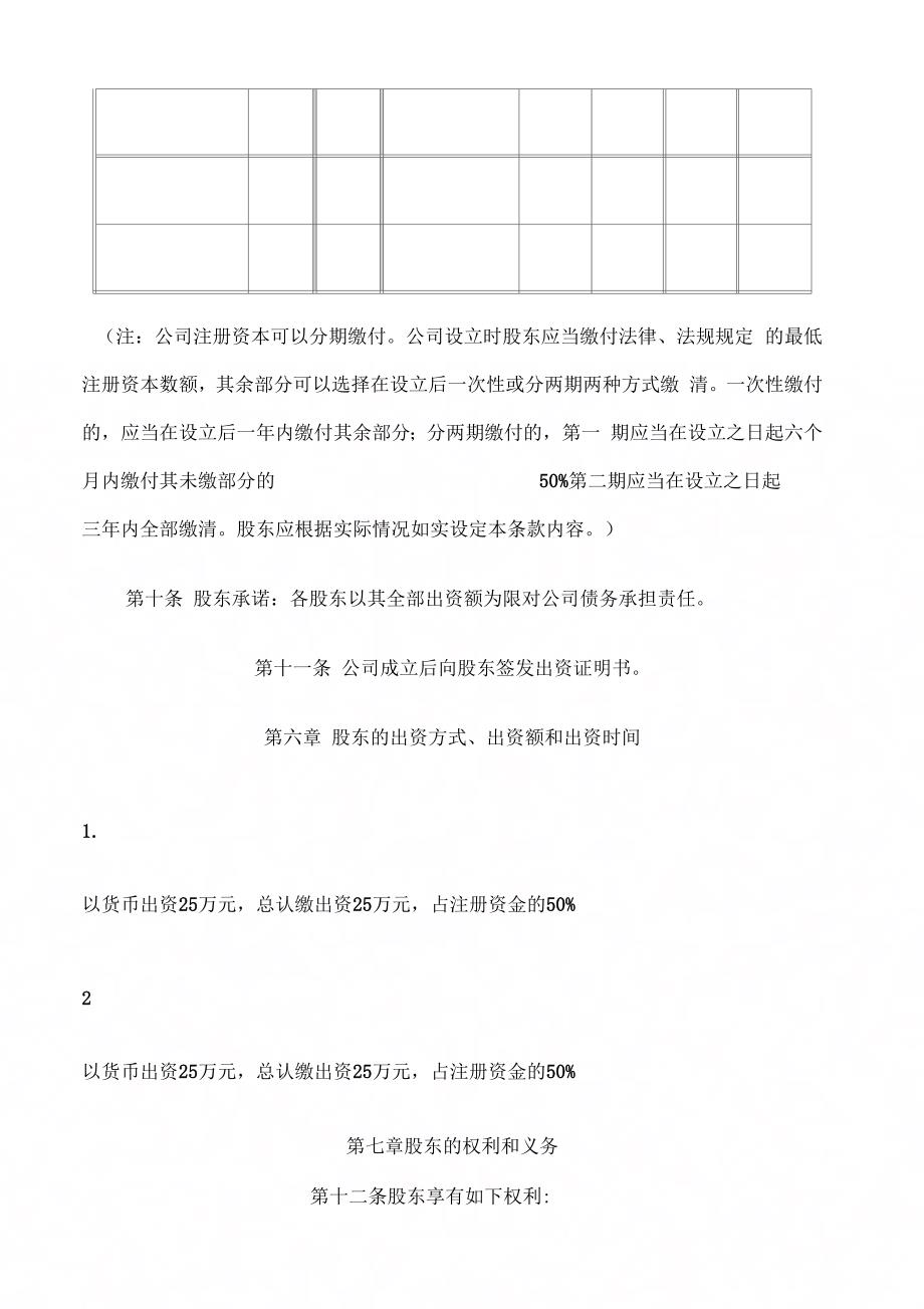 科技有限公司章程演示教学_第3页