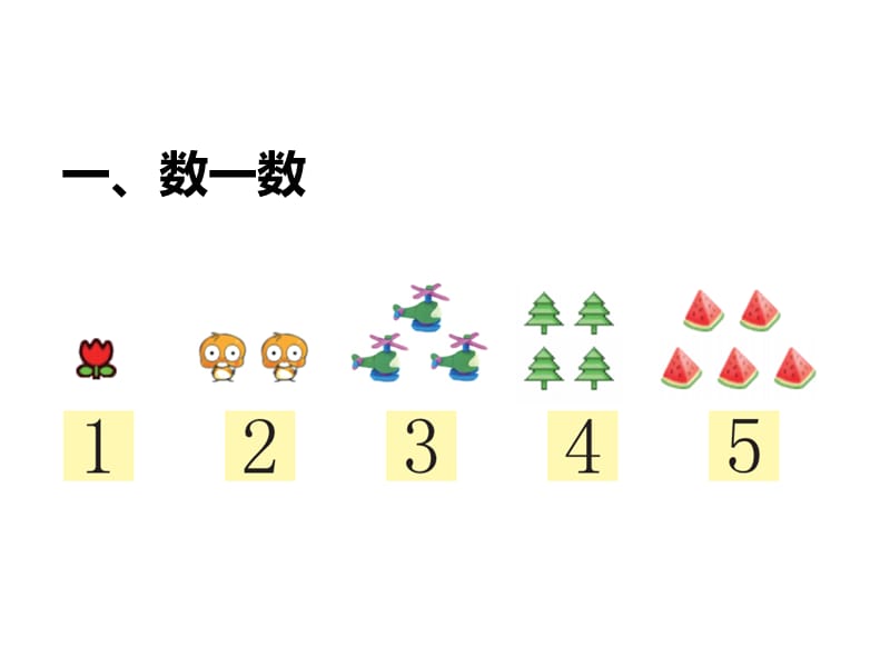 幼小衔接数学1-5的认识_第2页