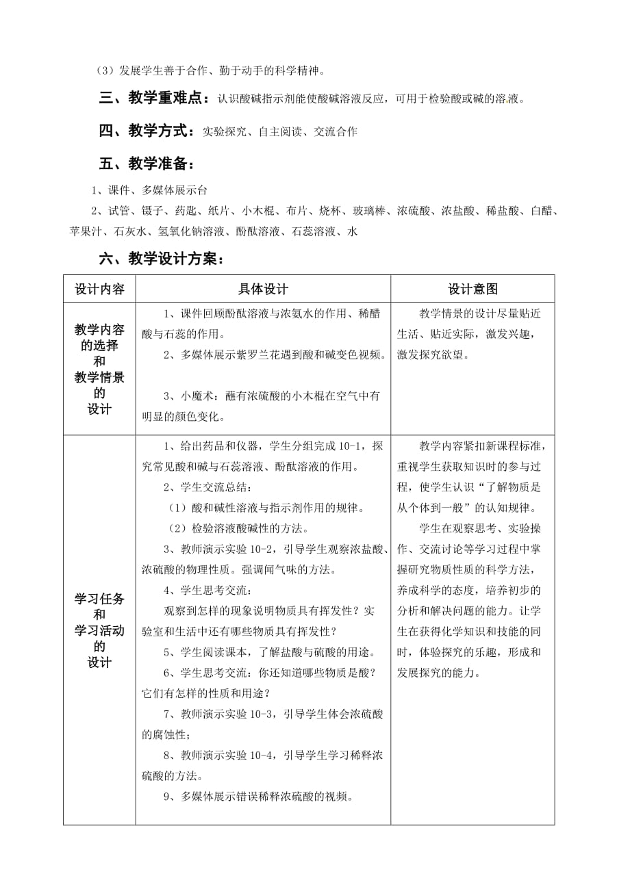 《常见的酸和碱》教学案例_第2页