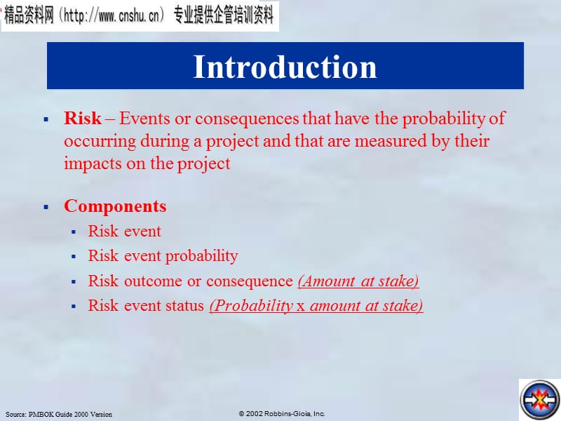 Risk Management lanning英文版)_第3页