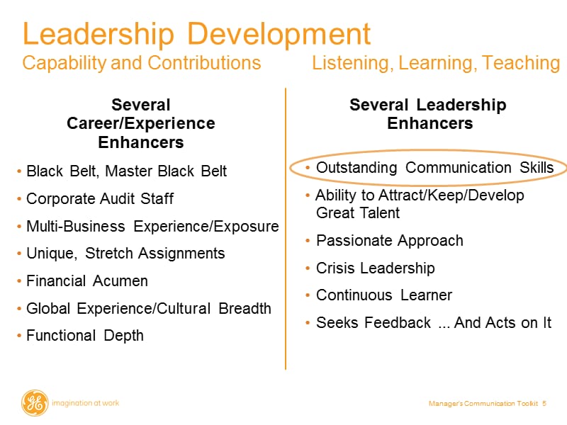 GE内部核心培训资料_-《_沟通_》PPT参考课件_第5页