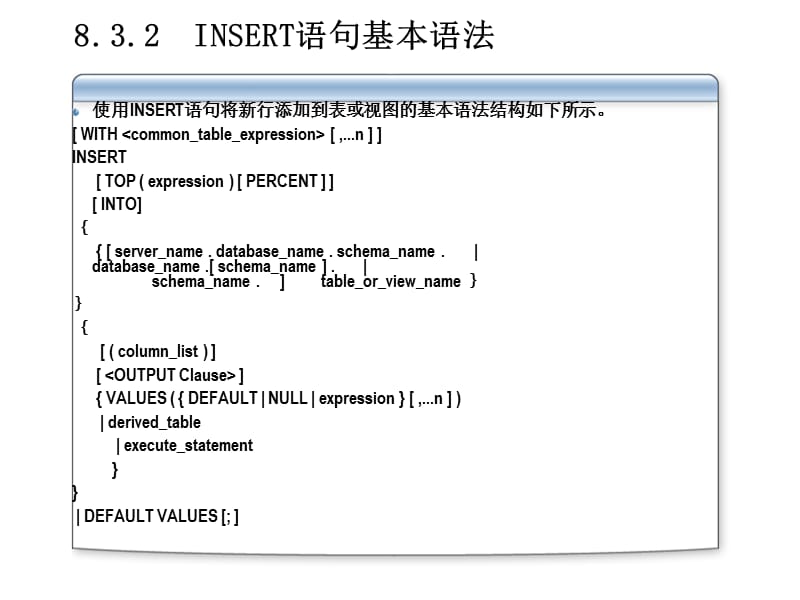 用INSERT语句插入记录-《SQLServer2005程序设计语言》精选培训课件_第3页