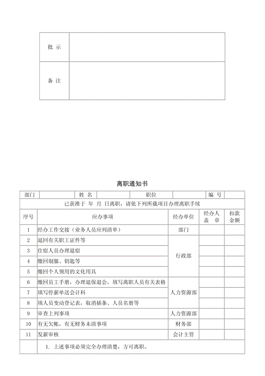 员工离职管理表格_第4页