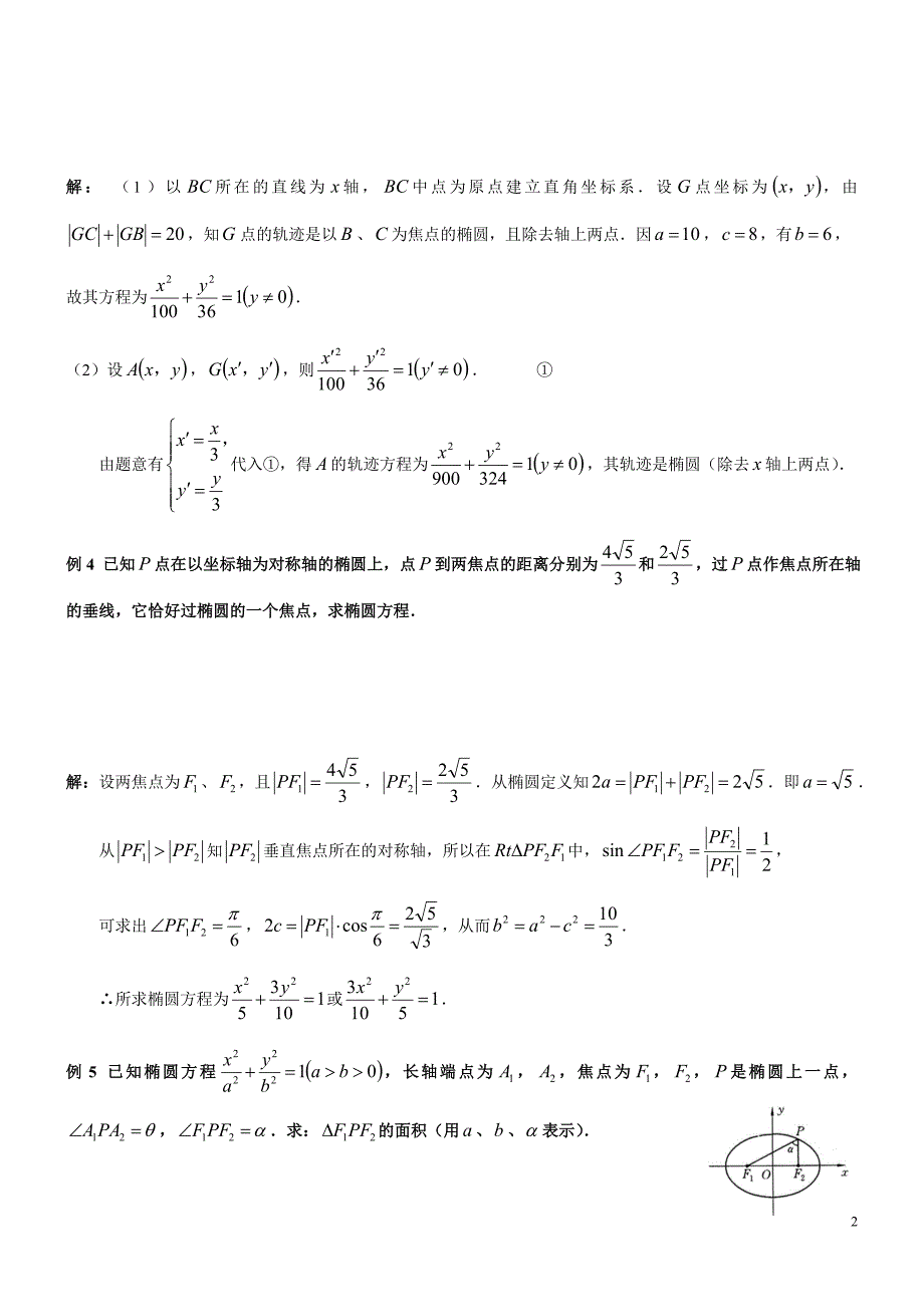 椭圆经典例题精品_第2页