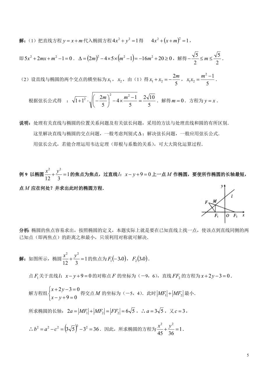 椭圆经典例题精品_第5页