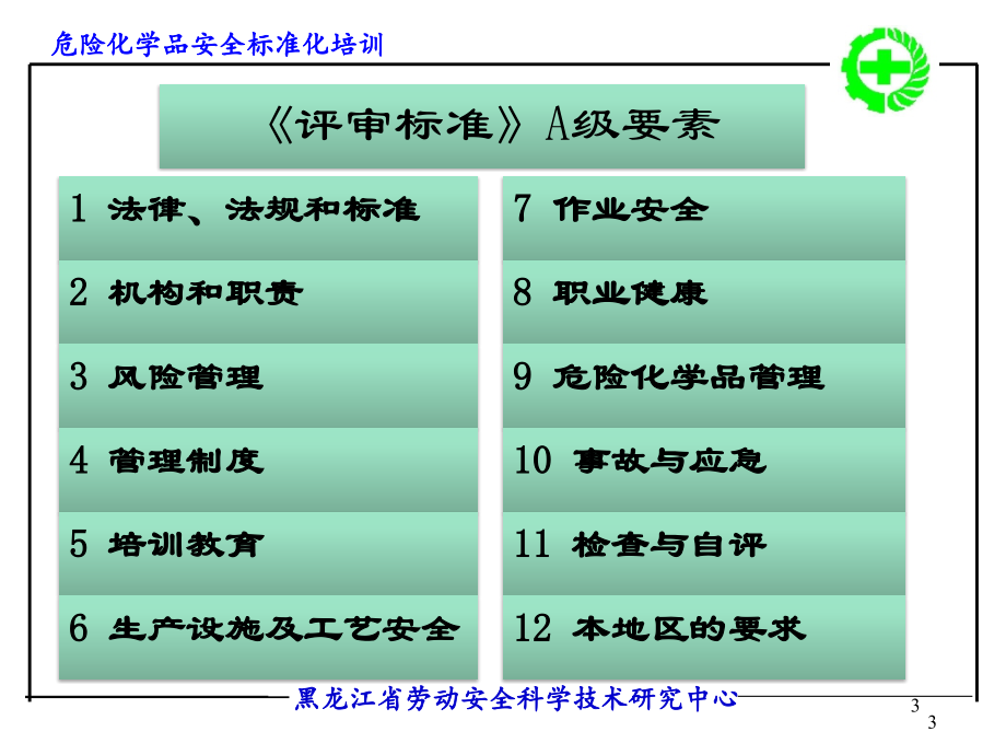 危险化学品从业单位安全标准化《评审标准》演示课件_第3页