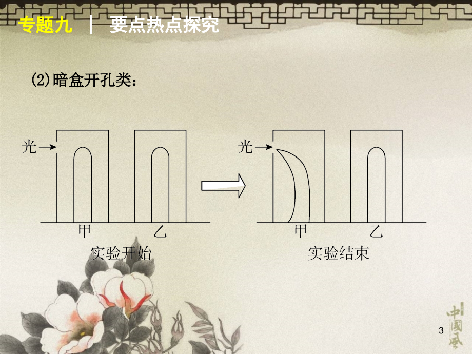 高考新课标生物二轮复习方案课件：专题9调节植物生命活动的激素演示课件_第3页