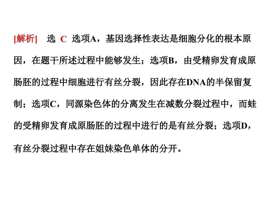 高考生物二轮复习配套课件第一部分专题6细胞的生命历程含减数分裂演示课件_第5页