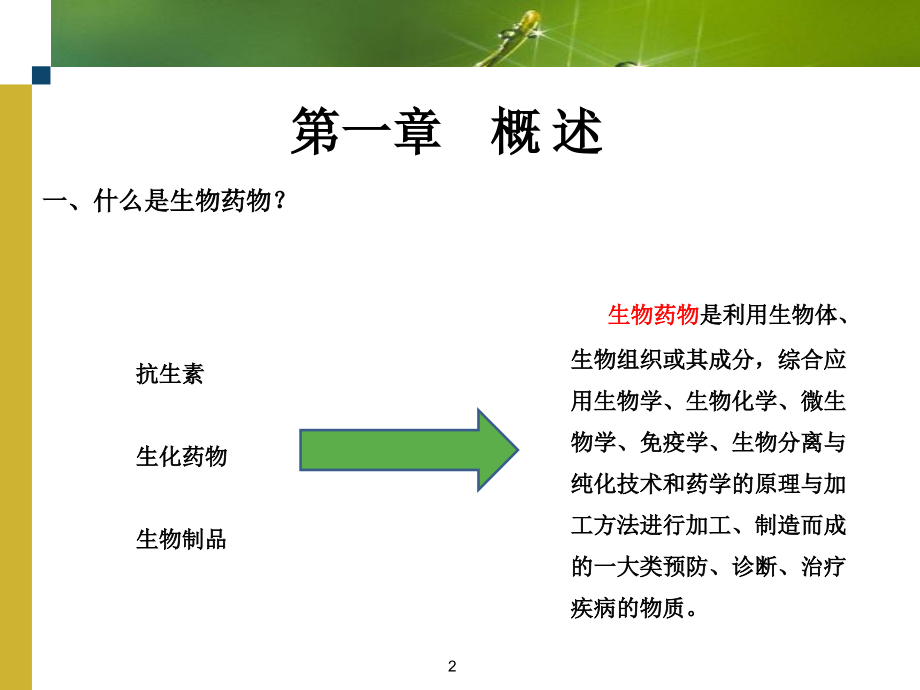 生物制药工艺学第二章绪论演示课件_第2页