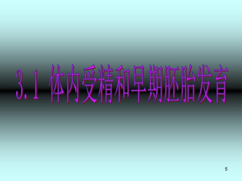 高中生物31体内受精和早期胚胎发育改版演示课件_第5页