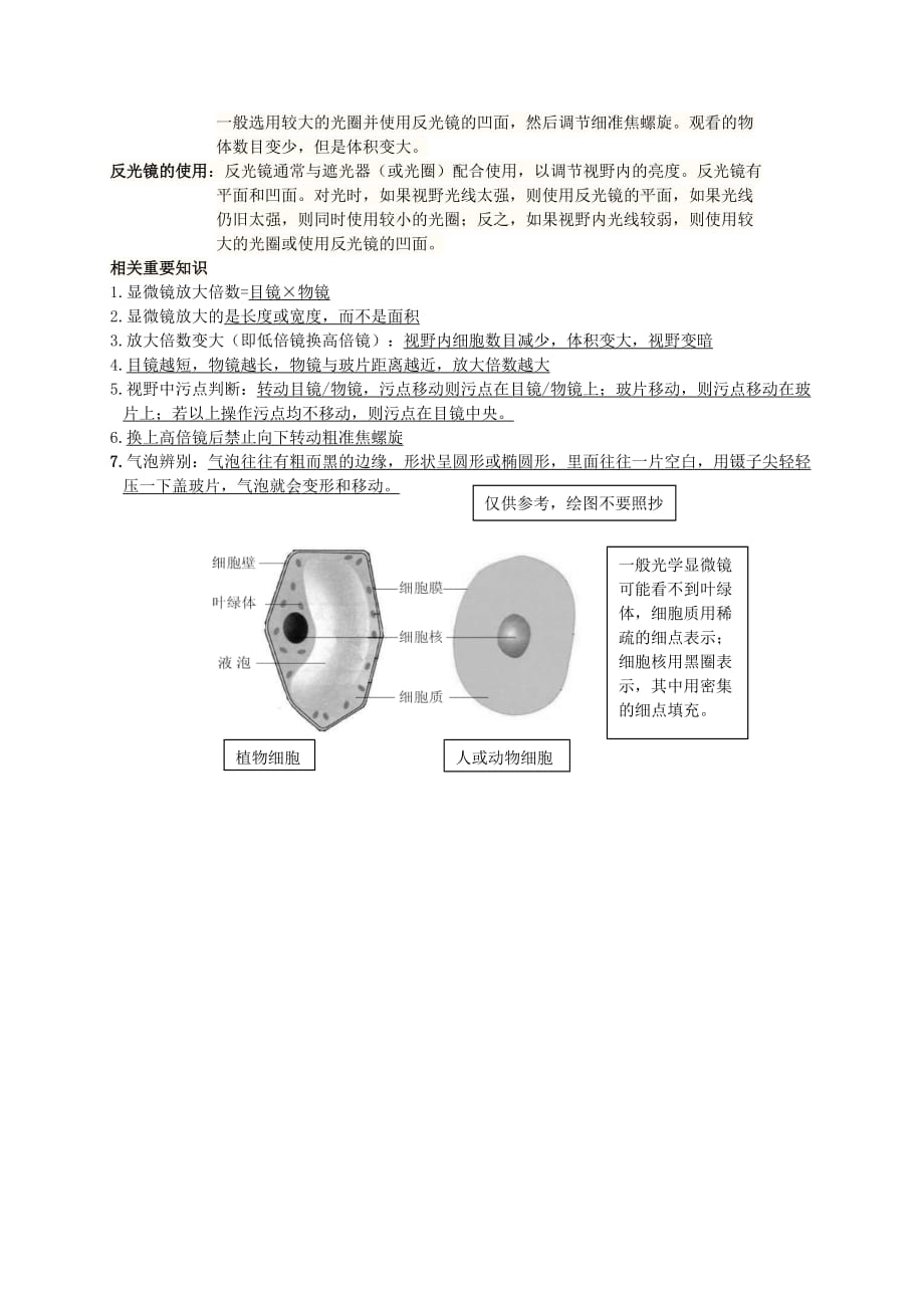 1.1.2第一课时：使用高倍显微镜观察几种细胞_第4页