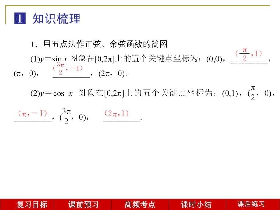 高考总复习第（1）轮 理科数学_第5页
