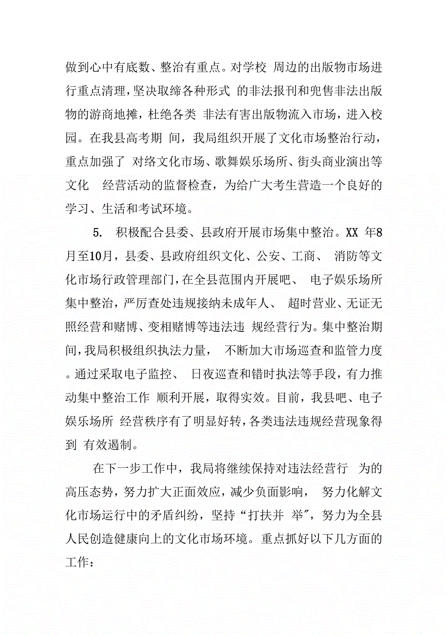 202X年文化市场管理工作调研报告_第4页