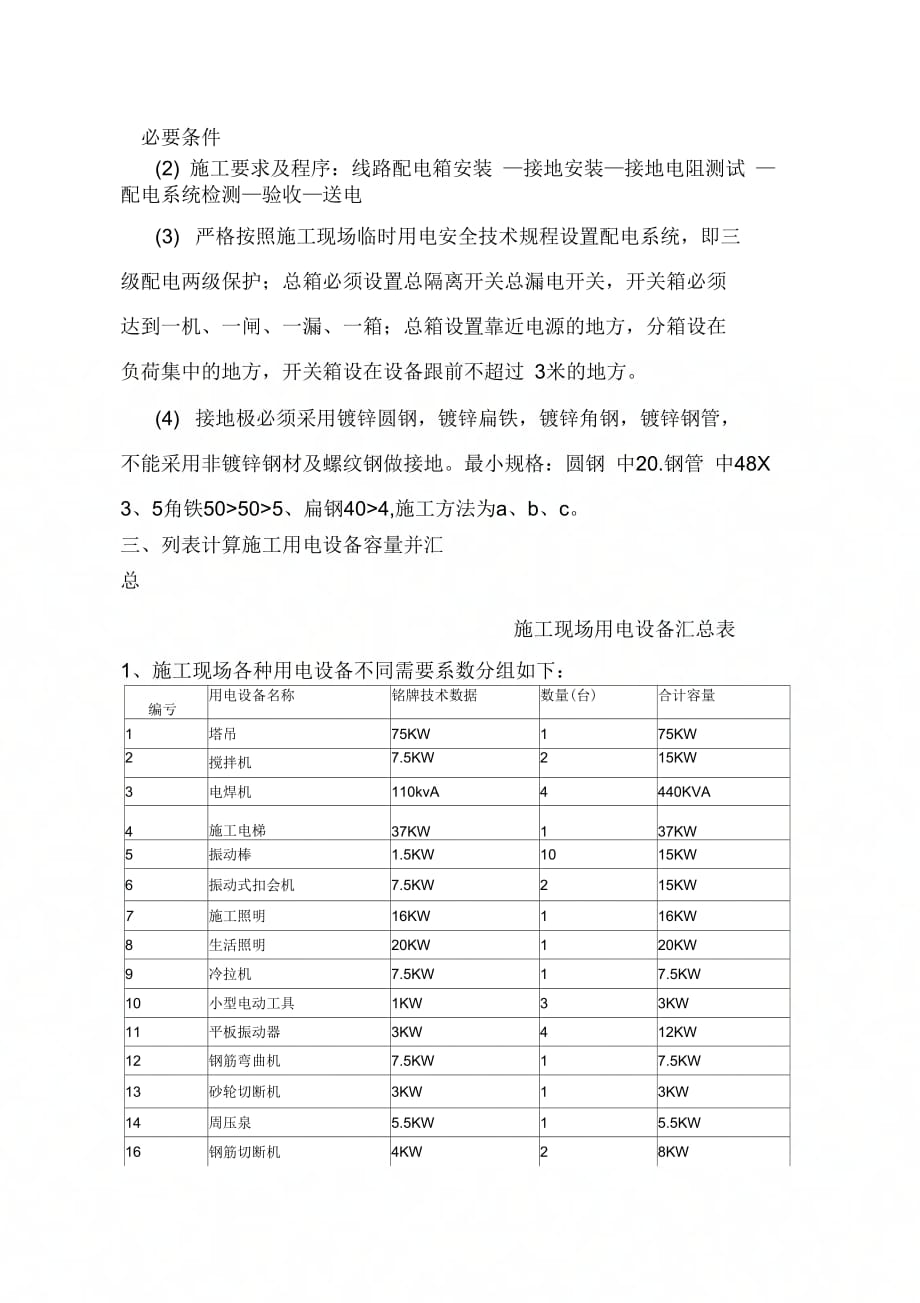 202X年山东武警边防总队济适用房高层住宅楼临时用电施工组织设计_第2页