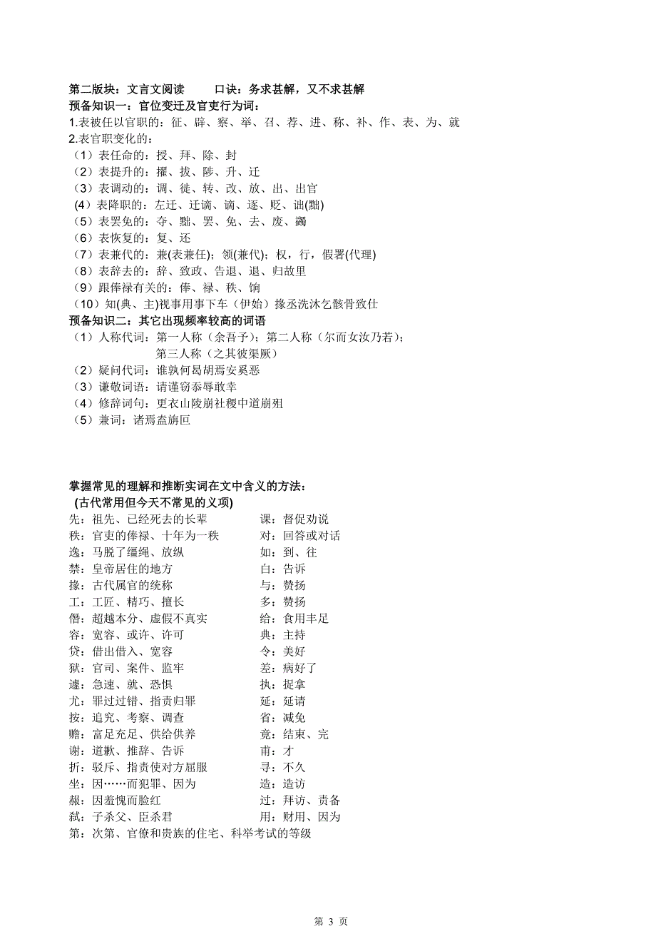 高考语文古诗文阅读与鉴赏答题技巧精品_第3页