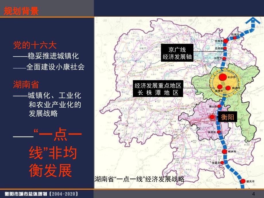 衡阳市城市总体规划PPT_第4页