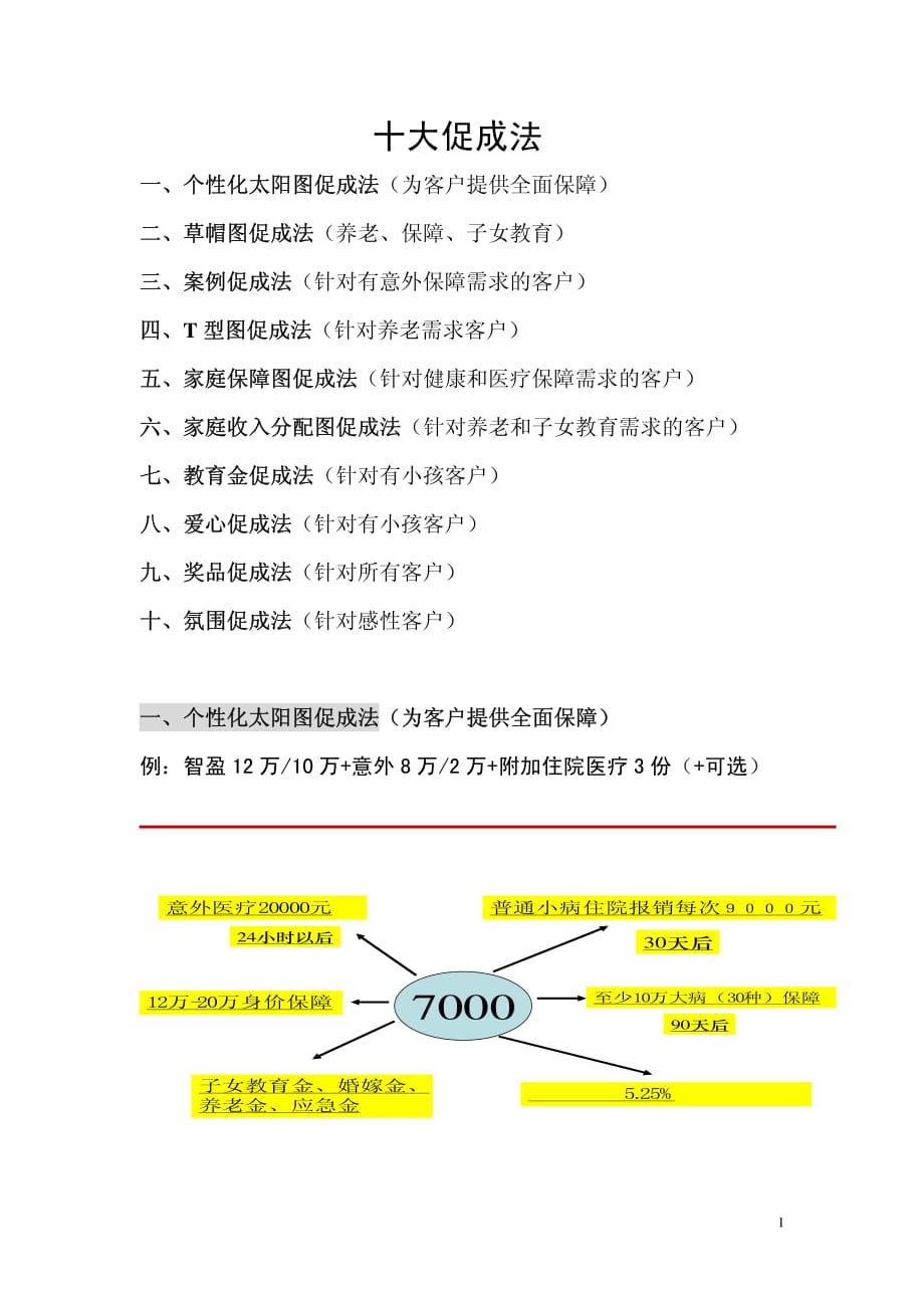 保险十大促成法_第1页