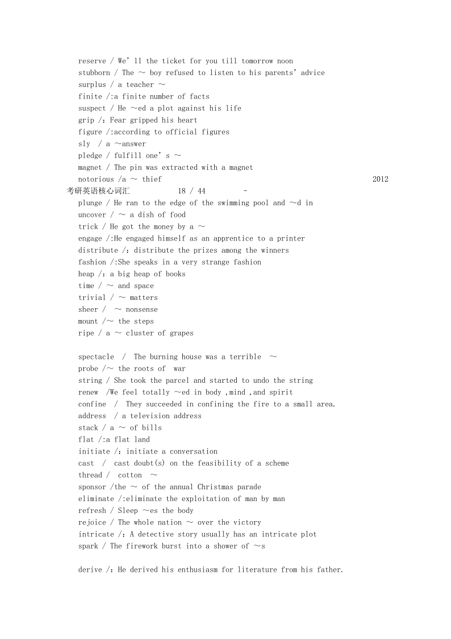 2012考研词汇单词_乱序版-_第3页