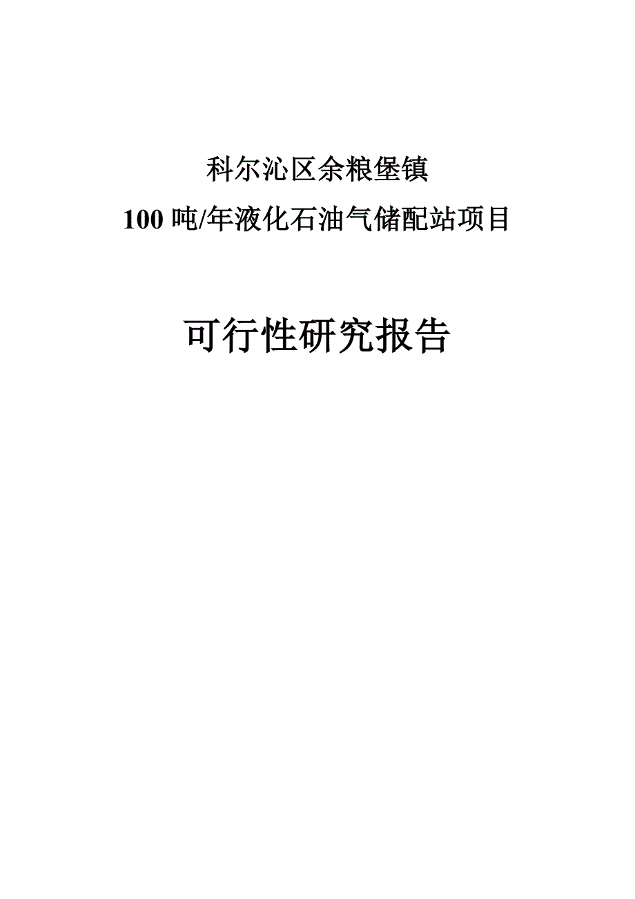 液化气站项目可行性研究报告_第2页