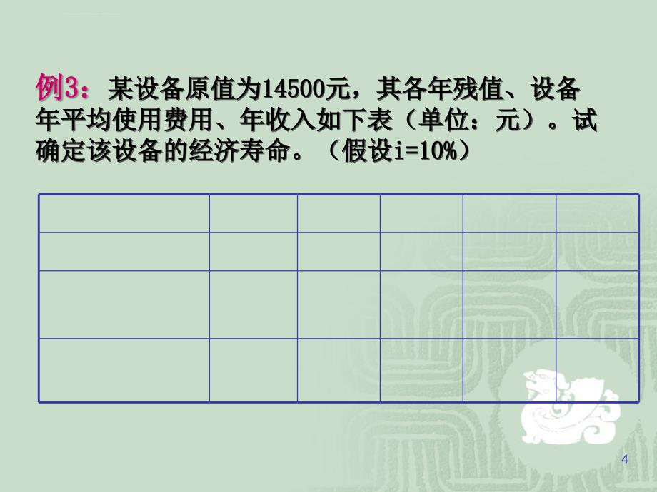 设备更新与租赁的经济分析例题课件_第4页