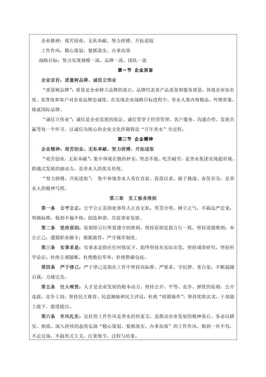 公司的创立及员工手册、培训需求分析、培训计划和培训实施、培训有效性评估（行为层面）_第5页